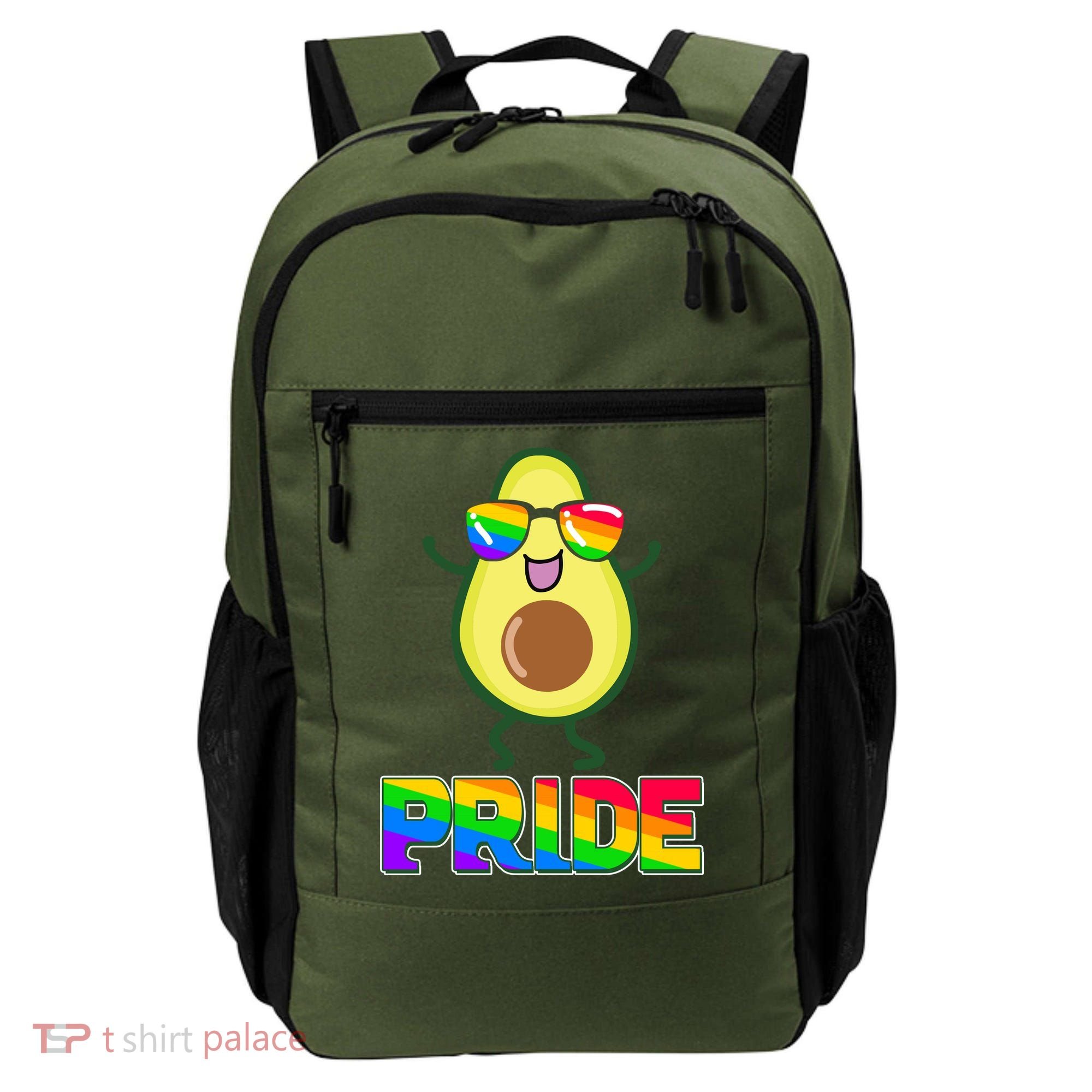 Funny LGBT Pride Avocado Backpack