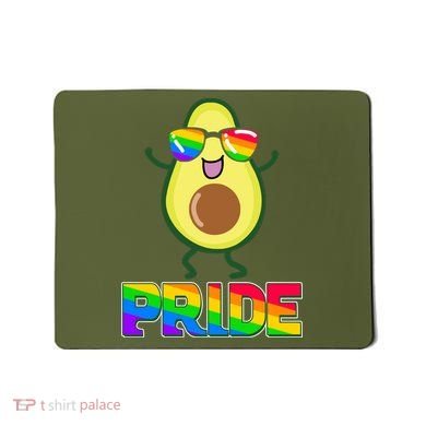 Funny LGBT Pride Avocado Mousepad