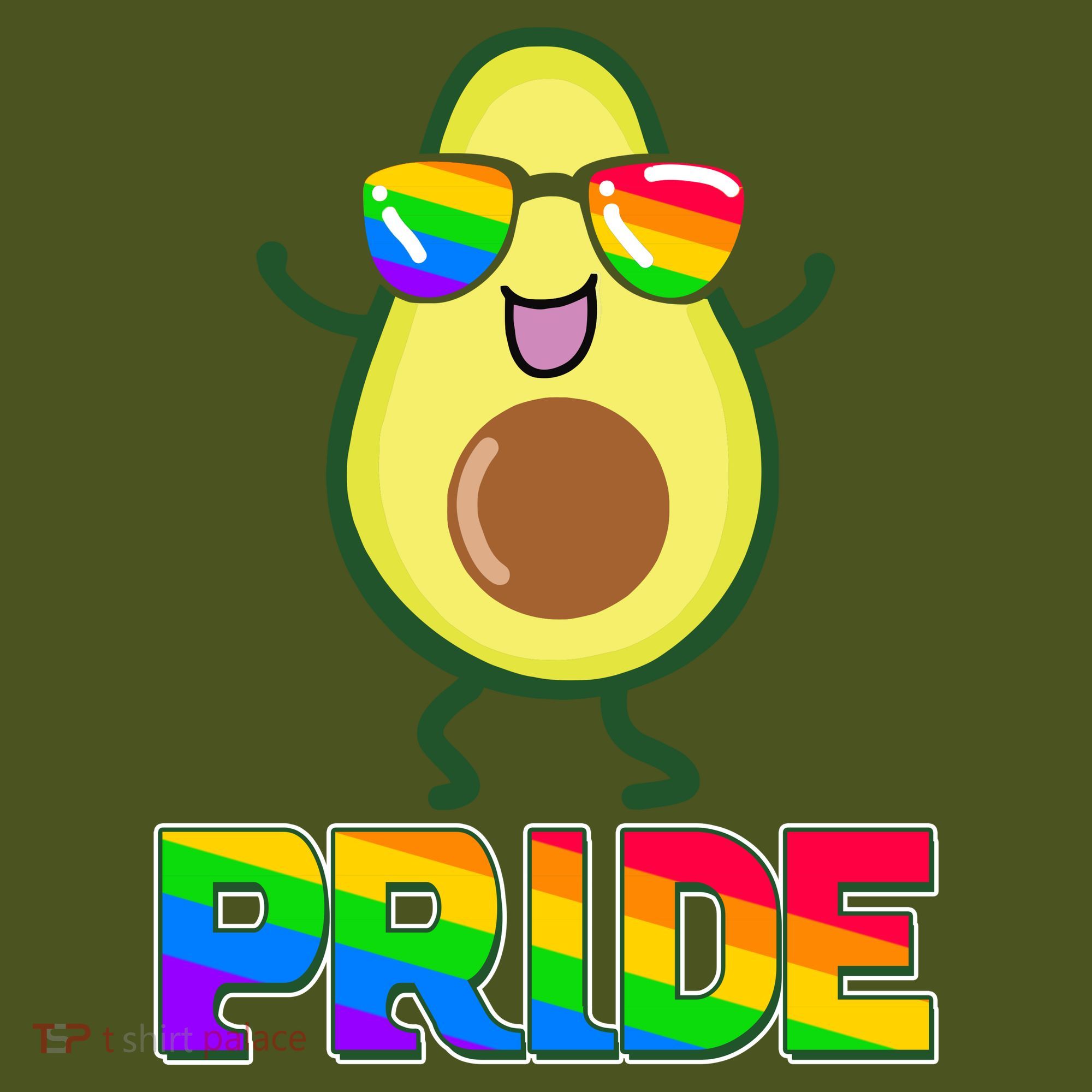Funny LGBT Pride Avocado Kids Hoodie