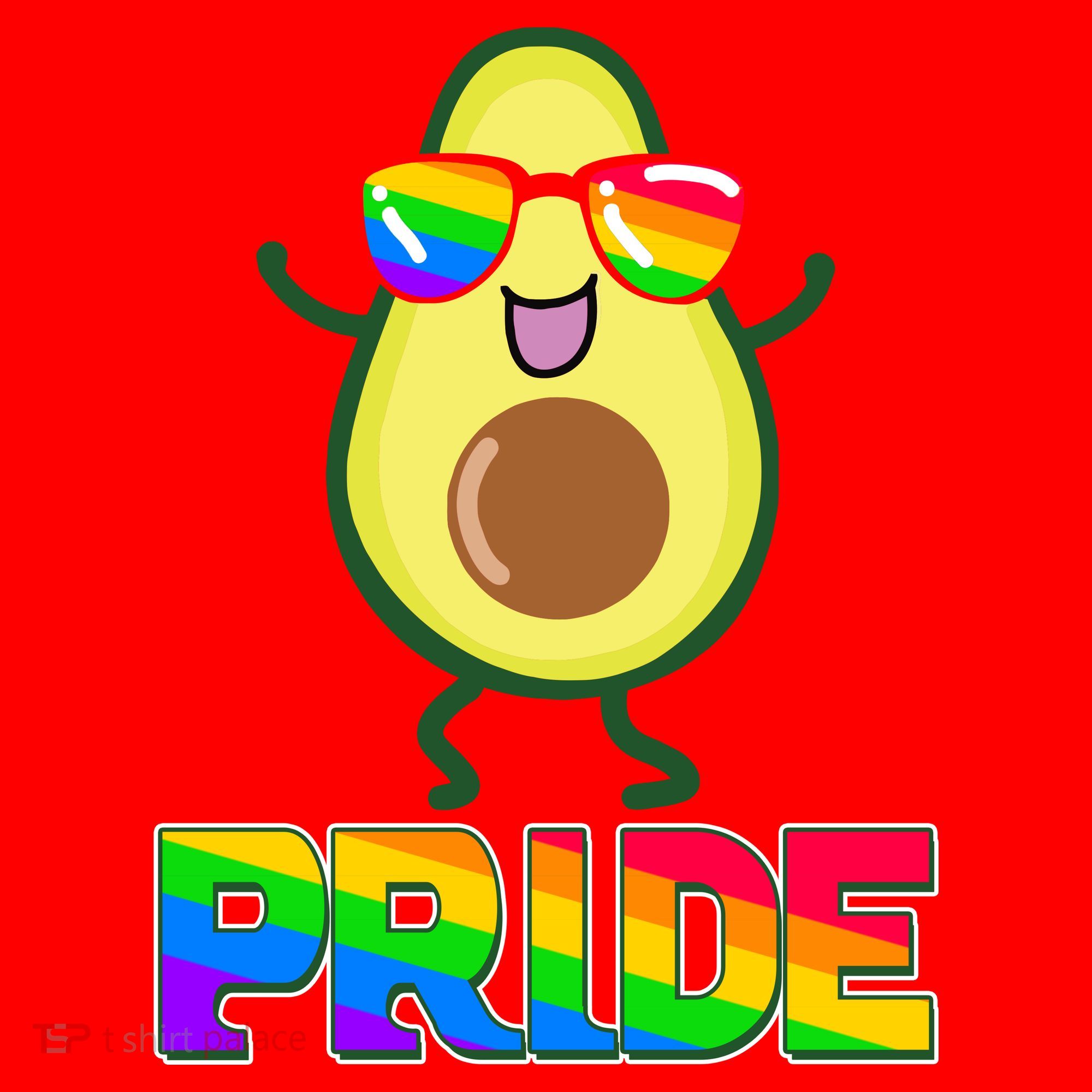 Funny LGBT Pride Avocado Santa Hat