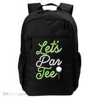 Funny Lets Par Tee Golf Tee Backpack thumb 0