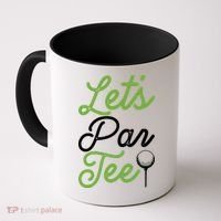 Funny Lets Par Tee Golf Tee Coffee Mug thumb 0