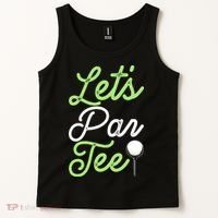 Funny Lets Par Tee Golf Tee Tank Top thumb 2