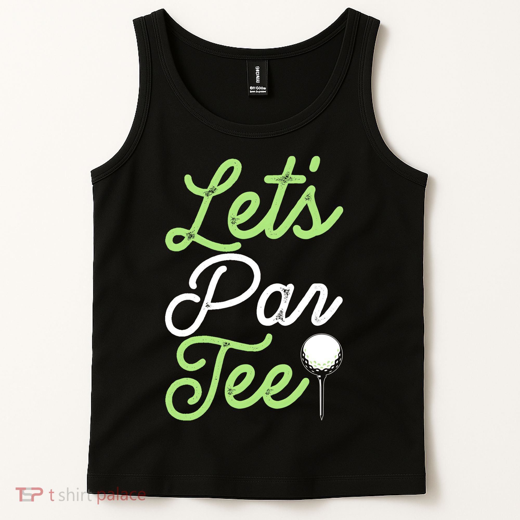 Funny Lets Par Tee Golf Tee Tank Top