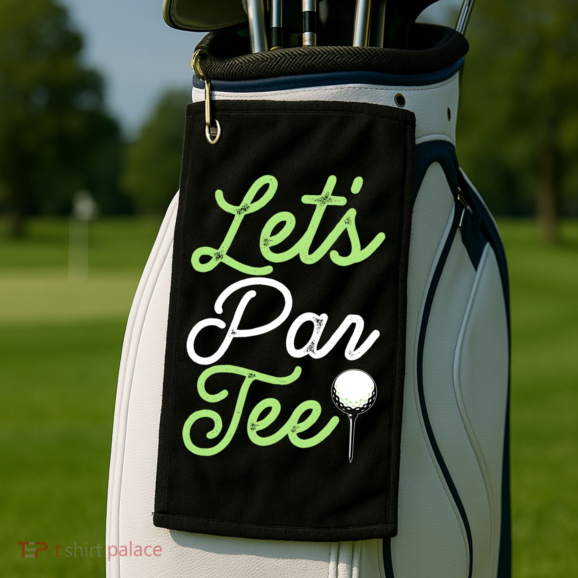 Funny Lets Par Tee Golf Tee Golf Towel