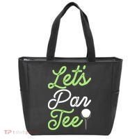 Funny Lets Par Tee Golf Tee Tote Bag thumb 0