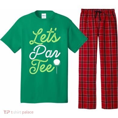 Funny Lets Par Tee Golf Tee Pajama Set