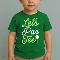 Funny Lets Par Tee Golf Tee Toddler T-Shirt thumb 2