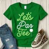 Funny Lets Par Tee Golf Tee Women's T-Shirt thumb 3