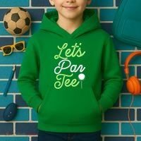 Funny Lets Par Tee Golf Tee Kids Hoodie thumb 2