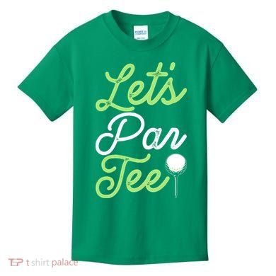 Funny Lets Par Tee Golf Tee Kids T-Shirt