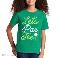 Funny Lets Par Tee Golf Tee Kids T-Shirt thumb 2