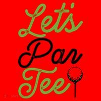 Funny Lets Par Tee Golf Tee Santa Hat thumb 1