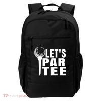 Funny Let's Par Tee Funny Golf For Golfer Partee Backpack thumb 0