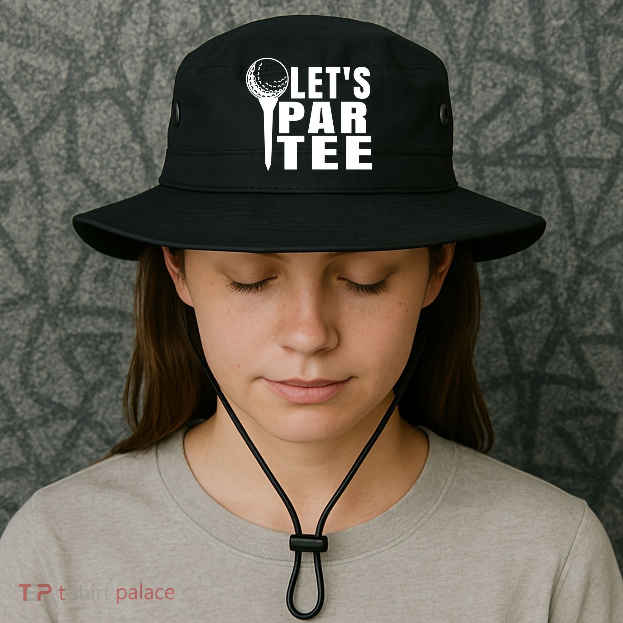 Funny Let's Par Tee Funny Golf For Golfer Partee Bucket Hat
