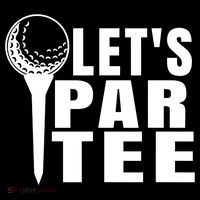 Funny Let's Par Tee Funny Golf For Golfer Partee Women's Hoodie thumb 2