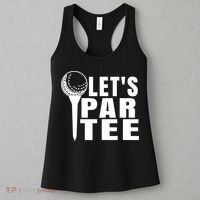 Funny Let's Par Tee Funny Golf For Golfer Partee Women's Tank Top thumb 3