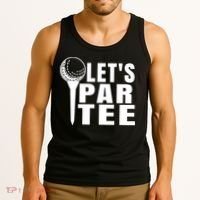 Funny Let's Par Tee Funny Golf For Golfer Partee Tank Top thumb 3