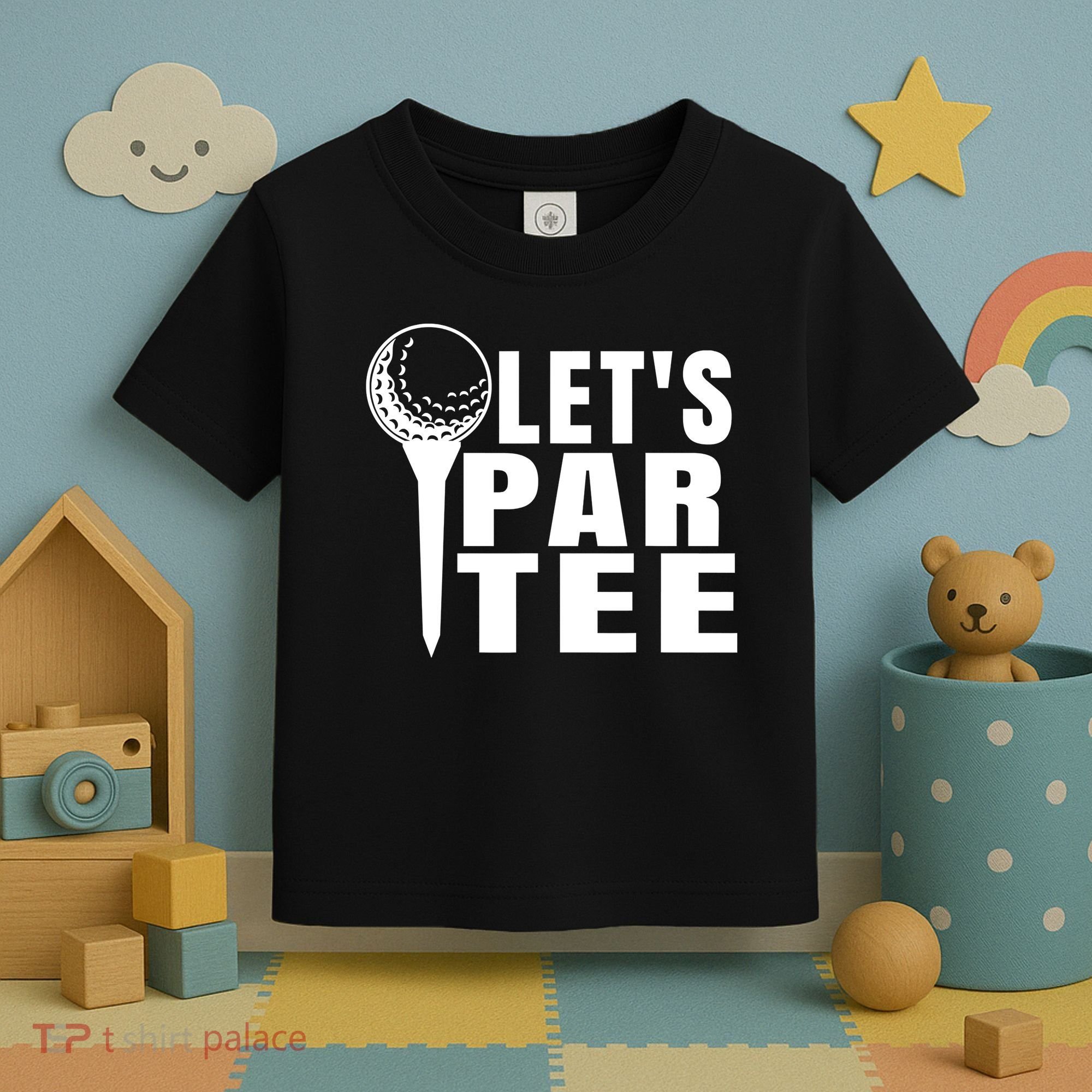 Funny Let's Par Tee Funny Golf For Golfer Partee Toddler T-Shirt