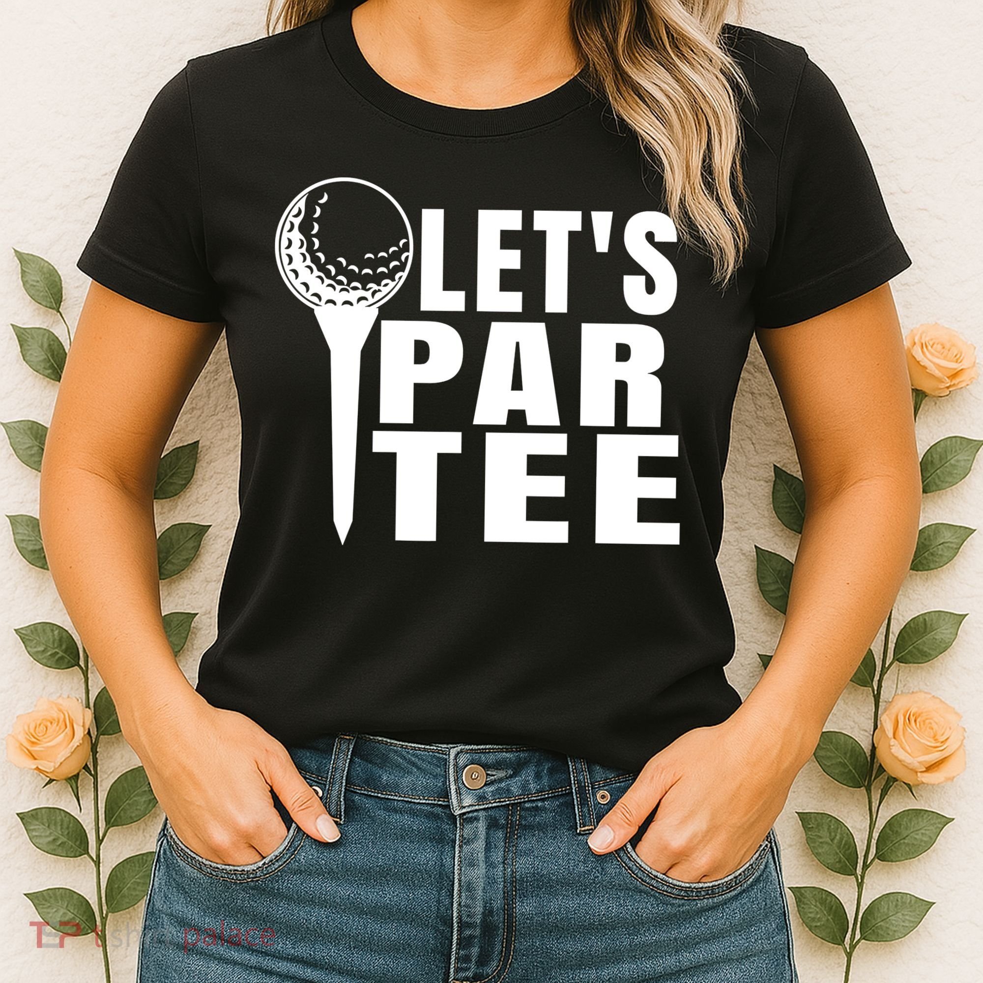 Funny Let's Par Tee Funny Golf For Golfer Partee Women's T-Shirt