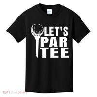 Funny Let's Par Tee Funny Golf For Golfer Partee Kids T-Shirt thumb 0