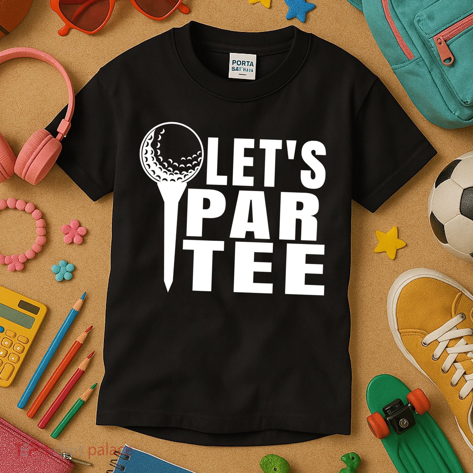 Funny Let's Par Tee Funny Golf For Golfer Partee Kids T-Shirt