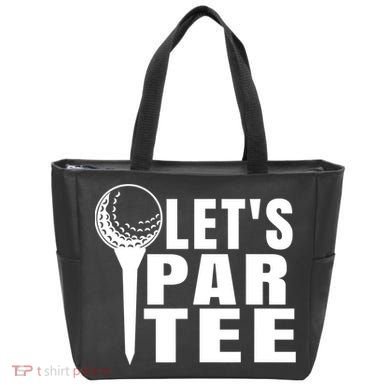 Funny Let's Par Tee Funny Golf For Golfer Partee Tote Bag