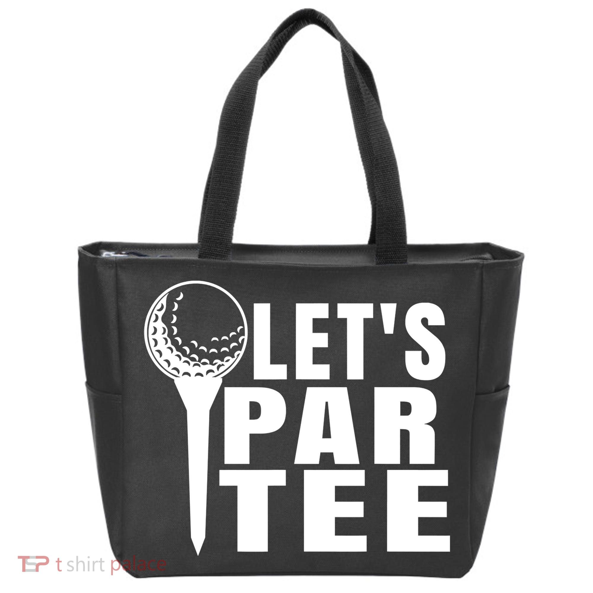Funny Let's Par Tee Funny Golf For Golfer Partee Tote Bag