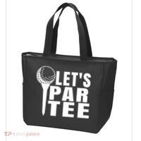 Funny Let's Par Tee Funny Golf For Golfer Partee Tote Bag thumb 3
