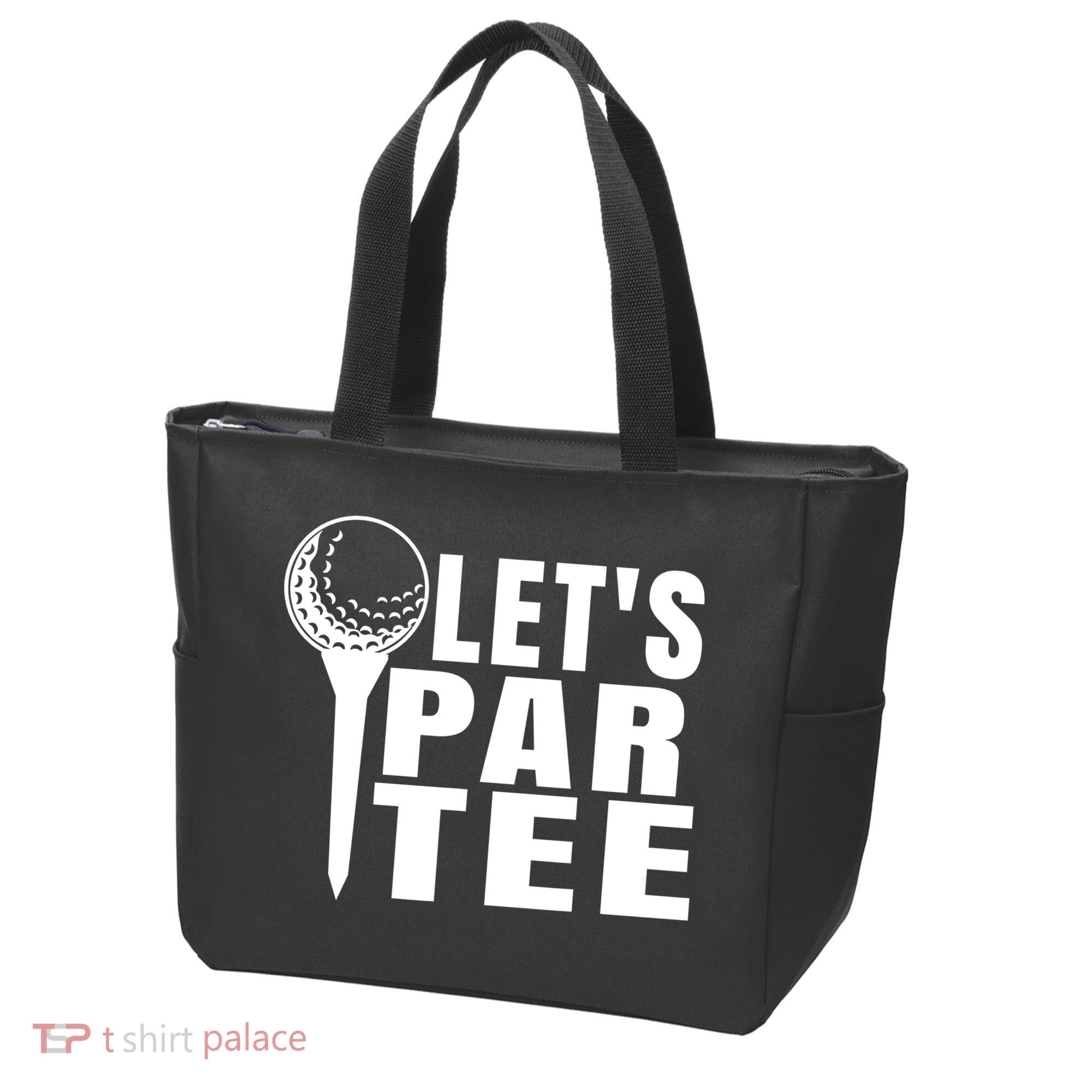 Funny Let's Par Tee Funny Golf For Golfer Partee Tote Bag