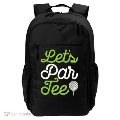 Funny Lets Par Golf Player Golfer Dad Papa Gift Backpack