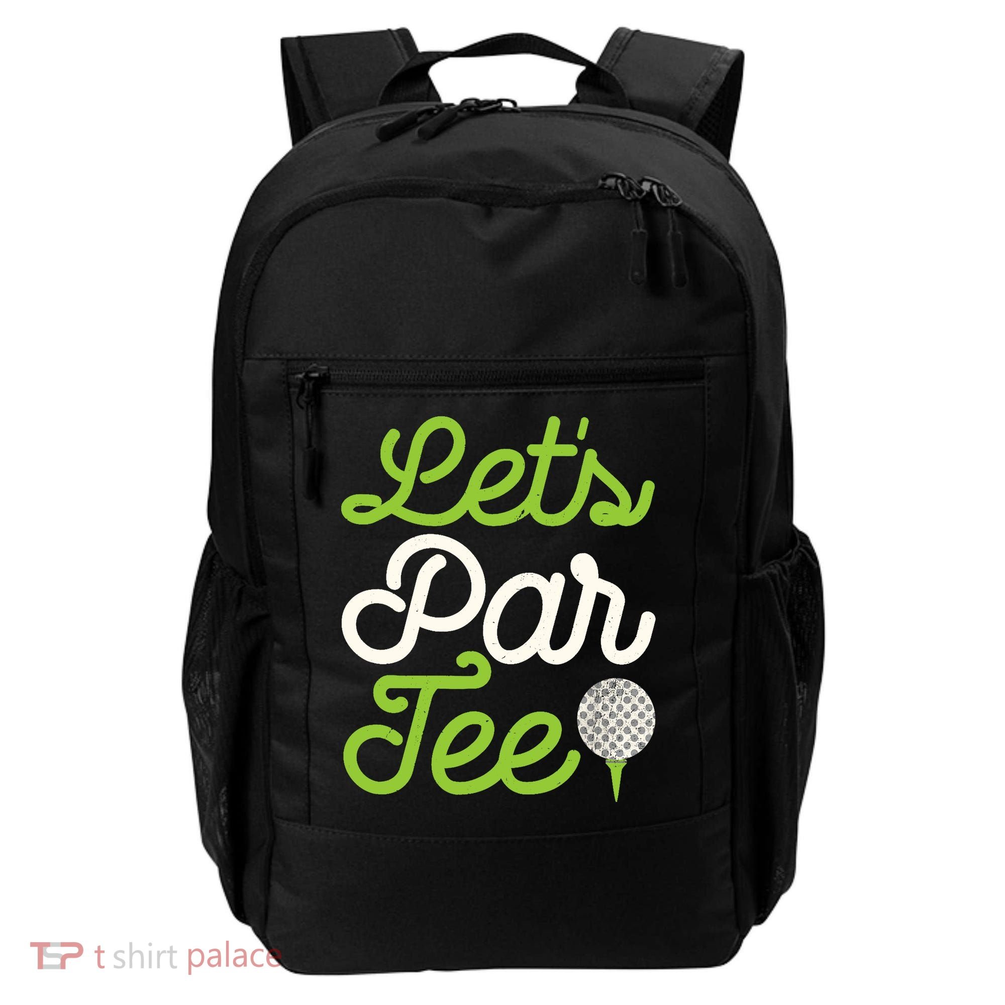 Funny Lets Par Golf Player Golfer Dad Papa Gift Backpack