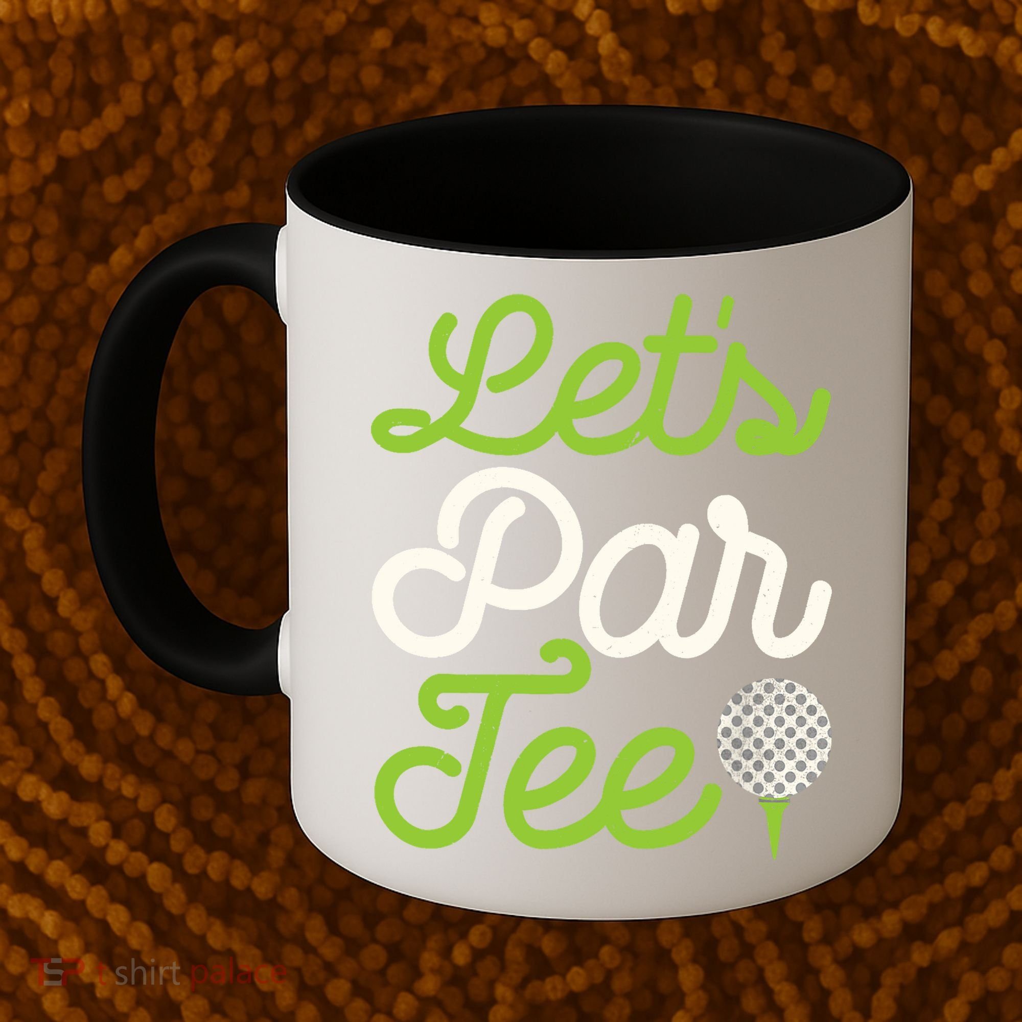 Funny Lets Par Golf Player Golfer Dad Papa Gift Coffee Mug