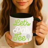 Funny Lets Par Golf Player Golfer Dad Papa Gift Coffee Mug thumb 3