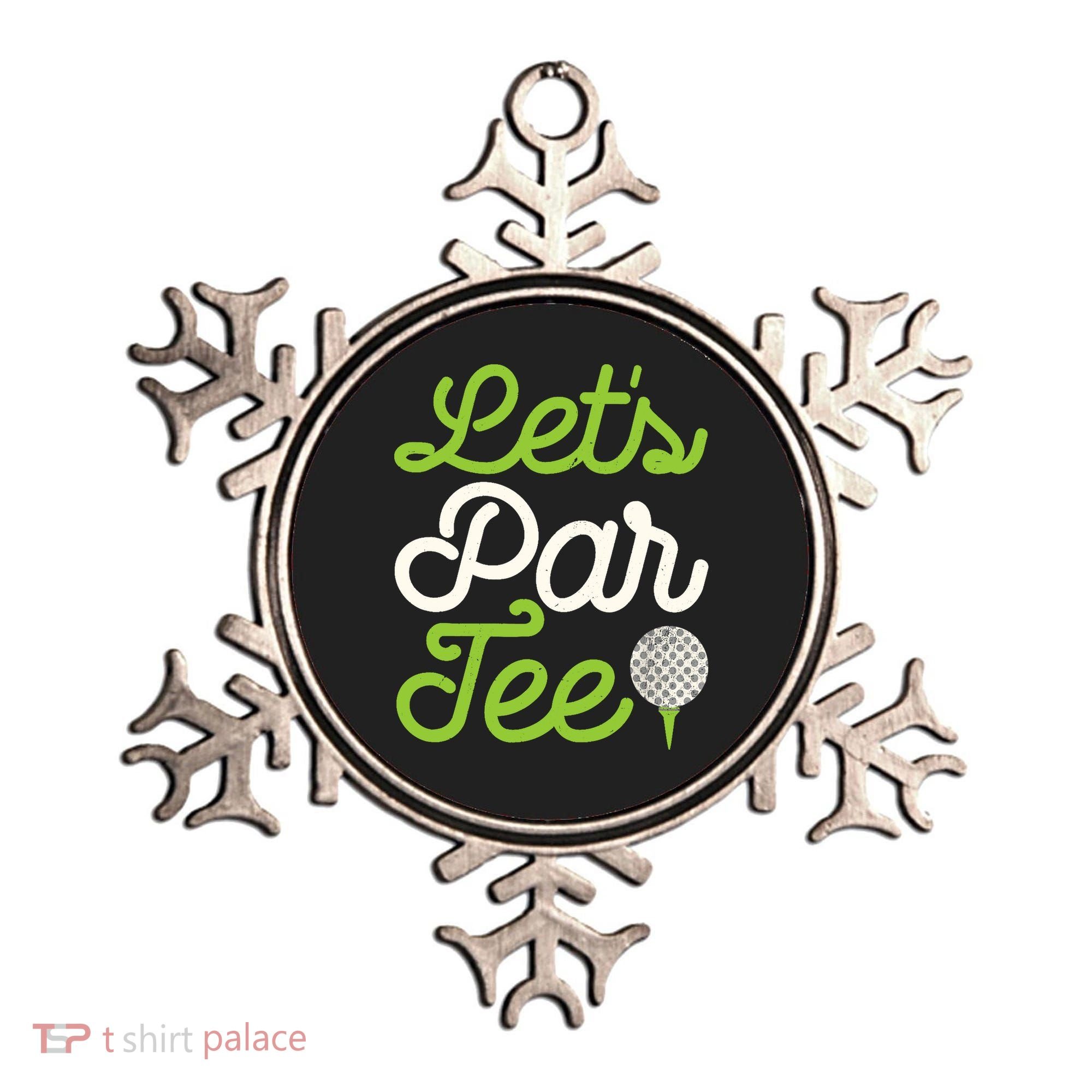 Funny Lets Par Golf Player Golfer Dad Papa Gift Ornament