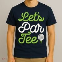 Funny Lets Par Golf Player Golfer Dad Papa Gift T-Shirt thumb 3