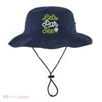 Funny Lets Par Golf Player Golfer Dad Papa Gift Bucket Hat thumb 0