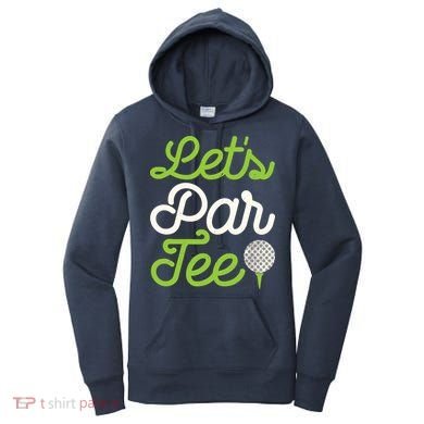 Funny Lets Par Golf Player Golfer Dad Papa Gift Women's Hoodie