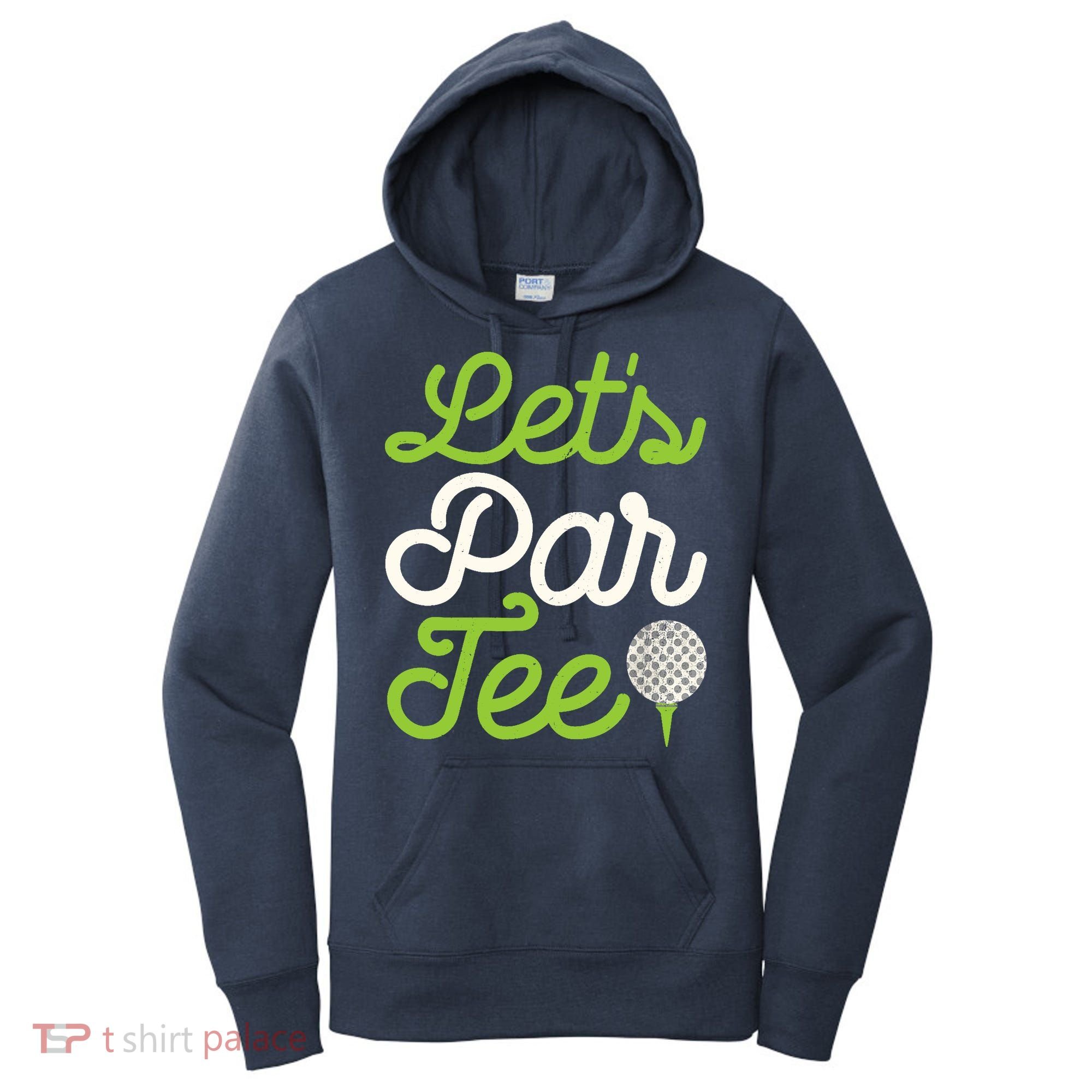 Funny Lets Par Golf Player Golfer Dad Papa Gift Women's Hoodie