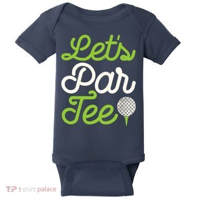 Funny Lets Par Golf Player Golfer Dad Papa Gift Baby Bodysuit
