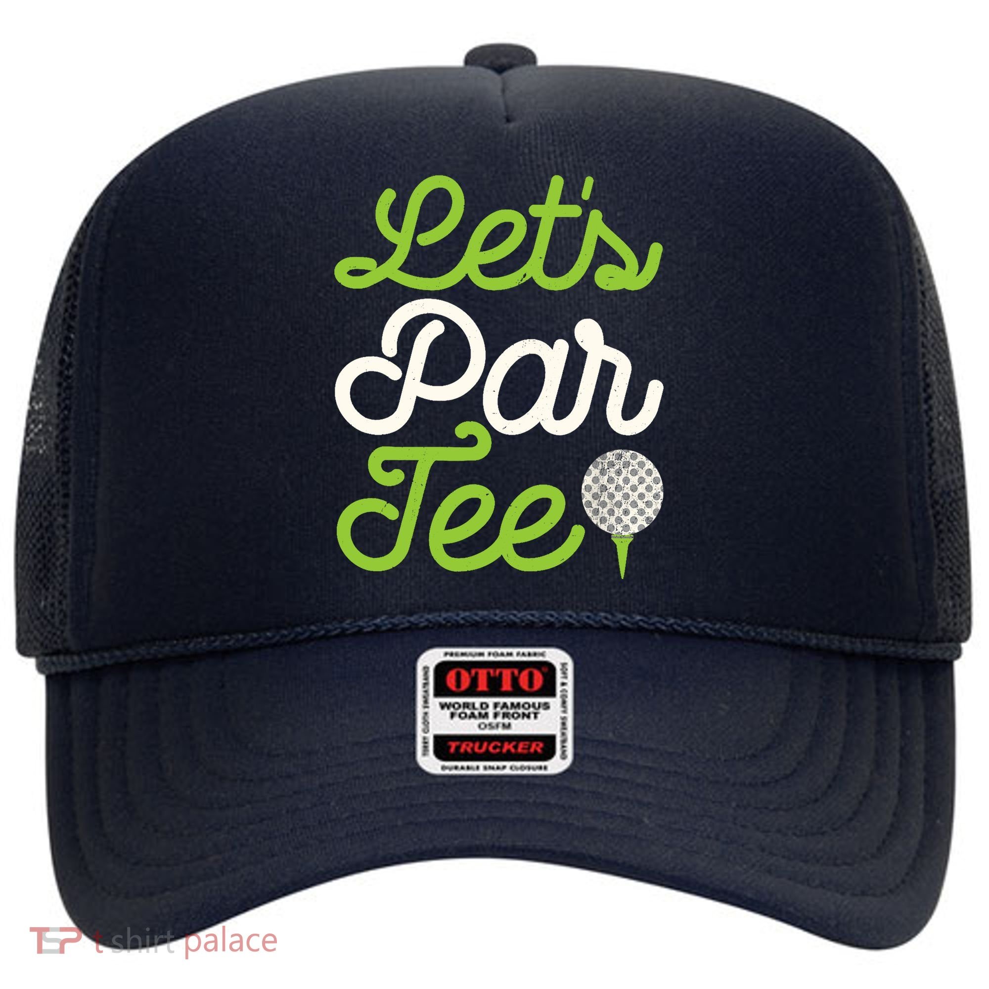 Funny Lets Par Golf Player Golfer Dad Papa Gift Hat
