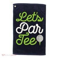 Funny Lets Par Golf Player Golfer Dad Papa Gift Golf Towel thumb 0