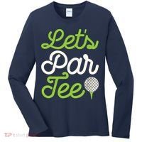 Funny Lets Par Golf Player Golfer Dad Papa Gift Women's Long Sleeve Shirt thumb 0