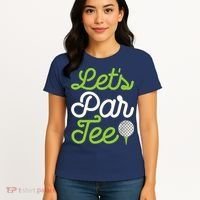 Funny Lets Par Golf Player Golfer Dad Papa Gift Women's T-Shirt thumb 4