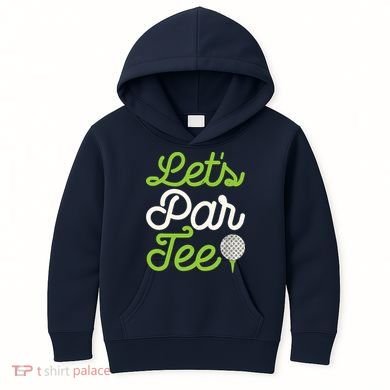 Funny Lets Par Golf Player Golfer Dad Papa Gift Kids Hoodie