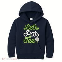 Funny Lets Par Golf Player Golfer Dad Papa Gift Kids Hoodie thumb 0