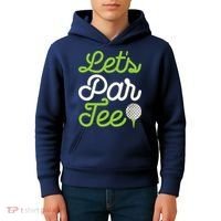 Funny Lets Par Golf Player Golfer Dad Papa Gift Kids Hoodie thumb 4