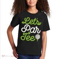 Funny Lets Par Golf Player Golfer Dad Papa Gift Kids T-Shirt thumb 2
