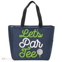 Funny Lets Par Golf Player Golfer Dad Papa Gift Tote Bag thumb 0