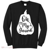 Fall Leaves Pumpkin Lovers Oh My Gourd I Love Fall Season Sweatshirt thumb 0